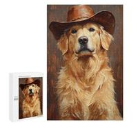 Western Dog Portrait Puzzle 1000 Teile Schwer Puzzle Spielzeug Lernspiel Impossible Herausforderungsspielzeug Für Erwachsene Kinder 1000 PCS