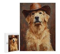 Western Dog Portrait Puzzle 1000 Teile Schwer Puzzle Spielzeug Lernspiel Impossible Herausforderungsspielzeug Für Erwachsene Kinder 500 PCS