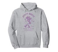 Western Dusty Boots Cowboy Hat Cowgirl Dancing Skeleton Pullover Hoodie