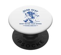 Western Dusty Boots Dancing Skeleton Cowboy Hat Cowgirl PopSockets Adhesive PopGrip