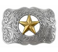 'Western Floral Eagle Dogs Birds Star Replacement Belt Buckle Fits 1-1/2''(38mm) Belt Strap-Multi-Style Options'