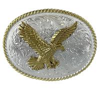 'Western Floral Eagle Dogs Birds Star Replacement Belt Buckle Fits 1-1/2''(38mm) Belt Strap-Multi-Style Options'