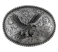 'Western Floral Eagle Dogs Birds Star Replacement Belt Buckle Fits 1-1/2''(38mm) Belt Strap-Multi-Style Options'