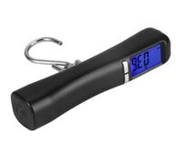 Western Gadget Digital Luggage Scale 50kg Portable Handheld Suitcase Weigher with LCD Display, Tare & Data Lock Function, Travel Baggage Weight Scale - Black (Batteries Not Included)