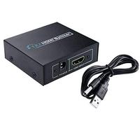 Western Gadget® HDMI Splitter 1 In 2 Out Powered 1080P 3D Amplifier Hub | HDMI 1x2 Splitter for Dual Displays, HDTV, PS3, Xbox, Blu-ray, PC | Supports HDCP, Deep Color, Full HD Video & Audio