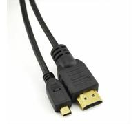 Western Gadget® Micro HDMI to HDMI 1.4 High Speed Cable, Gold Plated, UHD, Type D Micro HDMI Male to HDMI Male Compatible with GoPro, Tablet, Phone, Camera, PC, TV (2M)