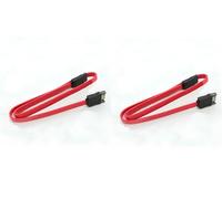 Western Gadget SATA II Extension Cable 7-Pin Male to Female, 50CM SATA Data Cable for HDD, SSD, DVD Drive, PC, Desktop, Motherboard - 6Gbps Transfer Speed, RoHS/UL Certified [PACK OF 2]