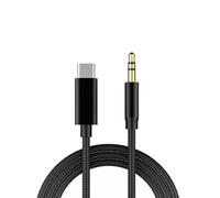 Western Gadget USB C to Aux 3.5mm Cable Audio Jack, Aux to USB C Adapter Lead Type C to 3.5mm Male Headphone Cord Car Stereo Compatible with Samsung Galaxy S25 S24 Ultra Note 20/10, iPad Pro (Black)