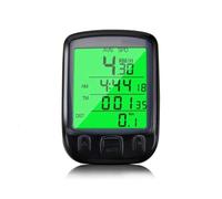 Western Gadget® Wired Bicycle Speedometer Computer 27 Functions IP54 Waterproof Bike Odometer Speed Meter with LCD Backlight, Auto On/Off, Temperature, Trip & Max Speed compatible with All Bike Models