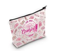 Western Gift in My Cowgirl Era Idea Zipper Pouch Bag Country Cowgirl Cosmetic Bag Western Gifts for Women Cowgirl (MB, Cowgirl Era-PY1)