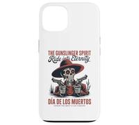 Western Gunslinger Skull Ride into Eternity Case for iPhone 13