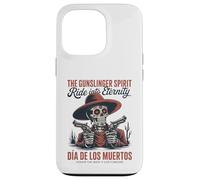 Western Gunslinger Skull Ride into Eternity Case for iPhone 13 Pro