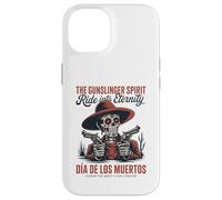 Western Gunslinger Skull Ride into Eternity Case for iPhone 14