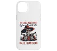 Western Gunslinger Skull Ride into Eternity Case for iPhone 14 Plus