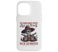 Western Gunslinger Skull Ride into Eternity Case for iPhone 14 Pro Max