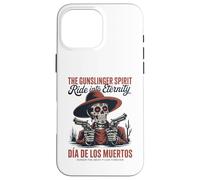 Western Gunslinger Skull Ride into Eternity Case for iPhone 16 Pro Max