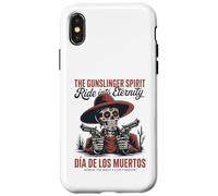Western Gunslinger Skull Ride into Eternity Case for iPhone X/XS