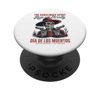 Western Gunslinger Skull Ride into Eternity PopSockets Adhesive PopGrip