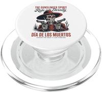 Western Gunslinger Skull Ride into Eternity PopSockets PopGrip for MagSafe
