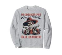 Western Gunslinger Skull Ride into Eternity Sweatshirt