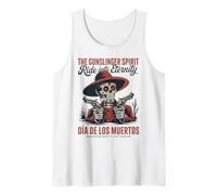 Western Gunslinger Skull Ride into Eternity Tank Top
