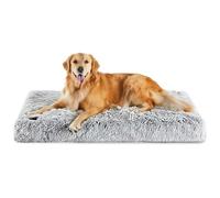 Western home Crate Dog Bed Large Washable Dog Mattress Orthopedic Dog Bed with Removable Cover, Grey, 104.14x73.66x10.16cm