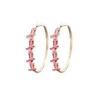 Western Hoop Earrings for Women Boho Pink Cowgirl Hat Boot Earrings Cowboy Boots Large Hoop Earring Country Concert Party Western Outfits Jewelry Accessories