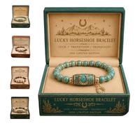 Western Horse Guardian Crystal Bracelet, Limited Horseshoe Bracelet (a)
