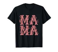 Western Mama Whimsical Wildflowers Mama Floral Mother's Day T-Shirt