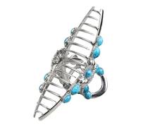 Western Nail Clips for Women - Western Metal Nail Clips, Headgear Floral Masquerade Non-Slip Metal Vintage Masquerade | Metal Nail Clips for Jewelry Thick Hair