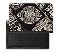 Western Pacific Traditional Passport Holder with 3 Card Slots, Portable PU Leather Travel Wallet, Slim Protective Cover for Passport, ID, Credit Cards