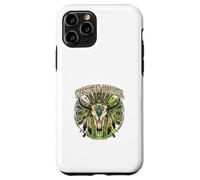 Western Revival Native American Skull Boho Feathers Tribal Case for iPhone 11 Pro