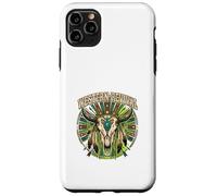 Western Revival Native American Skull Boho Feathers Tribal Case for iPhone 11 Pro Max