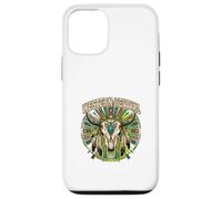 Western Revival Native American Skull Boho Feathers Tribal Case for iPhone 12/12 Pro