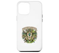 Western Revival Native American Skull Boho Feathers Tribal Case for iPhone 12 Pro Max