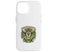 Western Revival Native American Skull Boho Feathers Tribal Case for iPhone 14