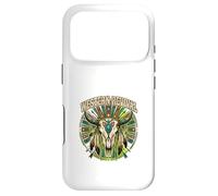 Western Revival Native American Skull Boho Feathers Tribal Case for iPhone 17 Pro