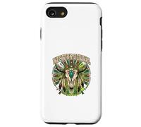 Western Revival Native American Skull Boho Feathers Tribal Case for iPhone SE (2020) / 7/8