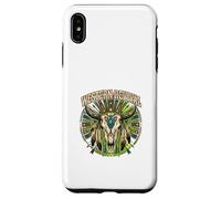 Western Revival Native American Skull Boho Feathers Tribal Case for iPhone XS Max