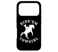 Western Ride'em Cowgirl Retro Vintage country arch Case for iPhone 17 Pro