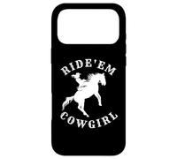 Western Ride'em Cowgirl Retro Vintage country arch Case for iPhone 17 Pro Max