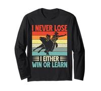 Western Rider I Never Lose - I Win Or Learn Cowgirl Rodeo Long Sleeve T-Shirt