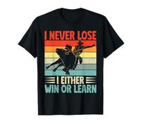 Western Rider I Never Lose - I Win Or Learn Cowgirl Rodeo T-Shirt