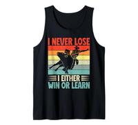 Western Rider I Never Lose - I Win Or Learn Cowgirl Rodeo Tank Top
