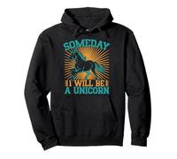 Western Rider Someday I Will Be A Unicorn Cowgirl Rodeo Pullover Hoodie