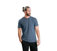 Western Rise Men's X Cotton Tee Short Sleeve Performance Tech Quick Dry/Moisture Wicking/Odor-Resistant T Shirt, Pacific Blue, XL