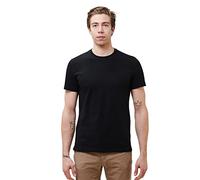 Western Rise Men's X Cotton Tee Short Sleeve Performance Tech Quick Dry/Moisture Wicking/Odor-Resistant T Shirt, Black, Medium