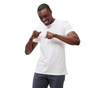 Western Rise X Cotton Tee. Men's Adult Cotton tee, high Performance, Ultra-Soft, Odor Resistant., White, Large