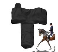 Western Saddle Cover - Waterproof Protection for Horse Equipment | Heavy Duty Scratch Resistant Cover with 6 Elastic Bands Individual Fleece Rain Cover for Saddles