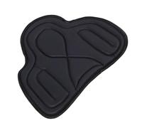 Western Saddle Pad, Premium PU Leather Thickened Shock Absorbing Breathable Riding Pad, with Close Fit Design, for Horse and Equestrian Comfort (Black)